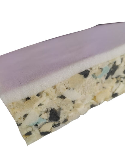 Aglutinado con Espuma 40x40x5 cm Paquete con cinco piezas – Densidad Intermedia