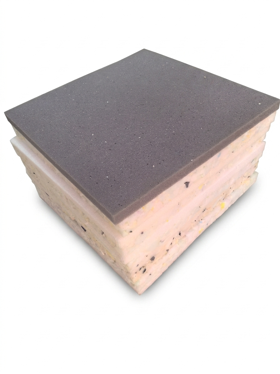Aglutinado con Espuma 40x40x5 cm Paquete con cinco piezas – Densidad Intermedia