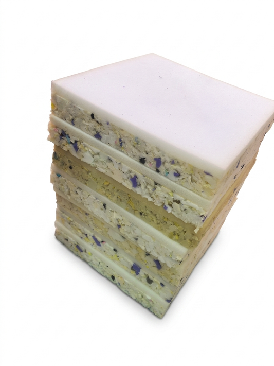 Aglutinado con Espuma 40x40x5 cm Paquete con siete piezas – Densidad Intermedia