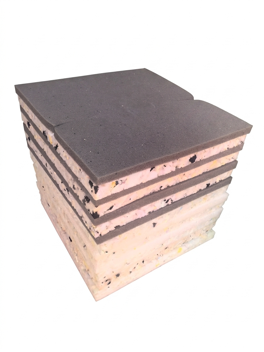 Aglutinado con Espuma 40x40x7 cm – Paquete de ocho aglutinados de 40x40x7cm cada uno - Densidad Intermedia