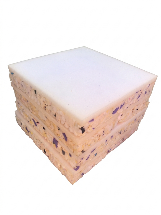 Aglutinado con Espuma 40x40x7 cm – Paquete de cuatro aglutinados de 40x40x7cm cada uno - Densidad Intermedia