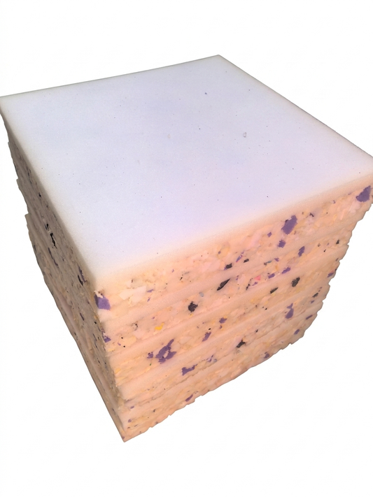 Aglutinado con Espuma 40x40x7 cm – Paquete de diez aglutinados de 40x40x7cm cada uno - Densidad Intermedia