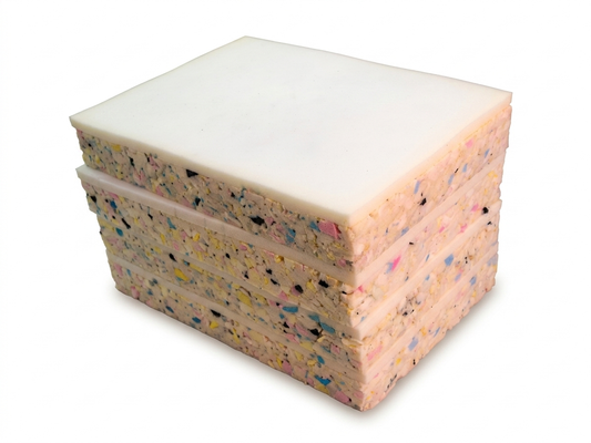 Aglutinado con Espuma 60x40x10 cm – Paquete de cuatro aglutinados de 60x40x10cm cada uno Densidad Intermedia