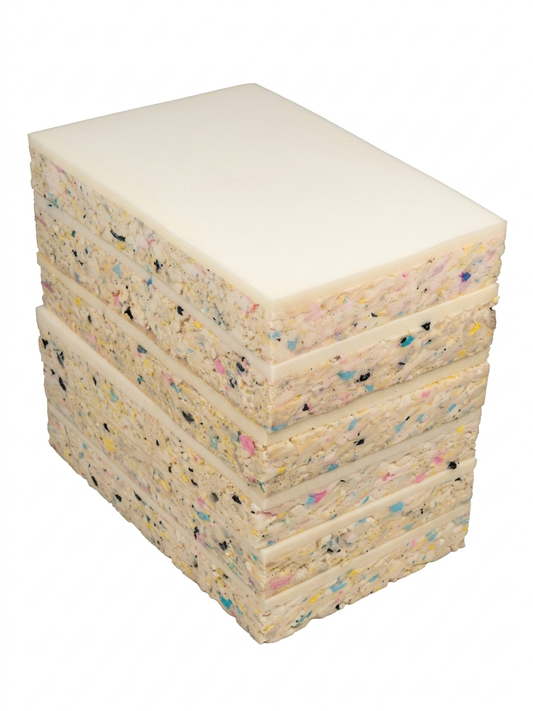 Aglutinado con Espuma 60x40x10 cm – Paquete de siete aglutinados de 60x40x10cm cada uno Densidad Intermedia