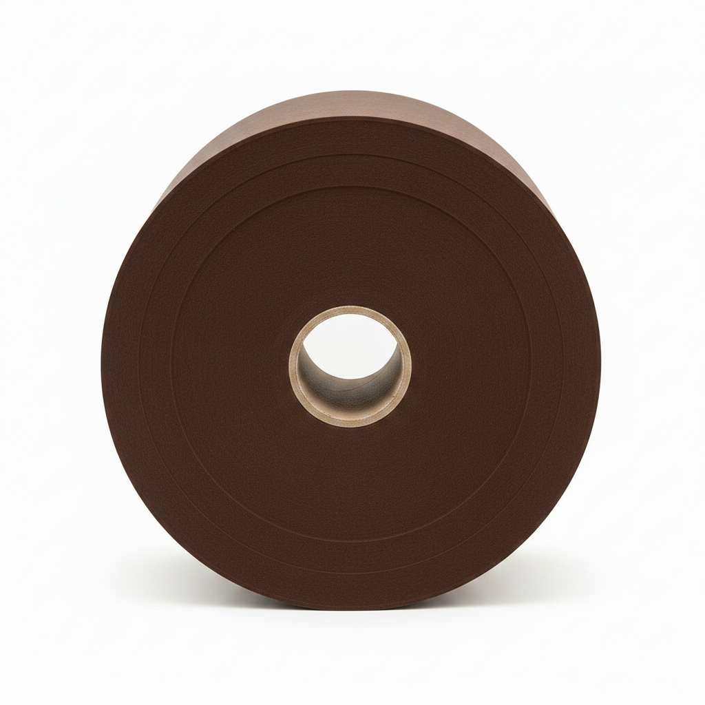 Papel kraft 90gr/m² x 61cm de ancho color marrón Rollo de 17kg, Sello de garantía de fábrica