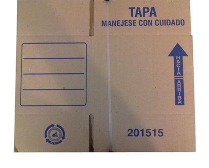 Caja de cartón 20cmx15cmx15cm Paquete de 75 piezas cartón corrugado