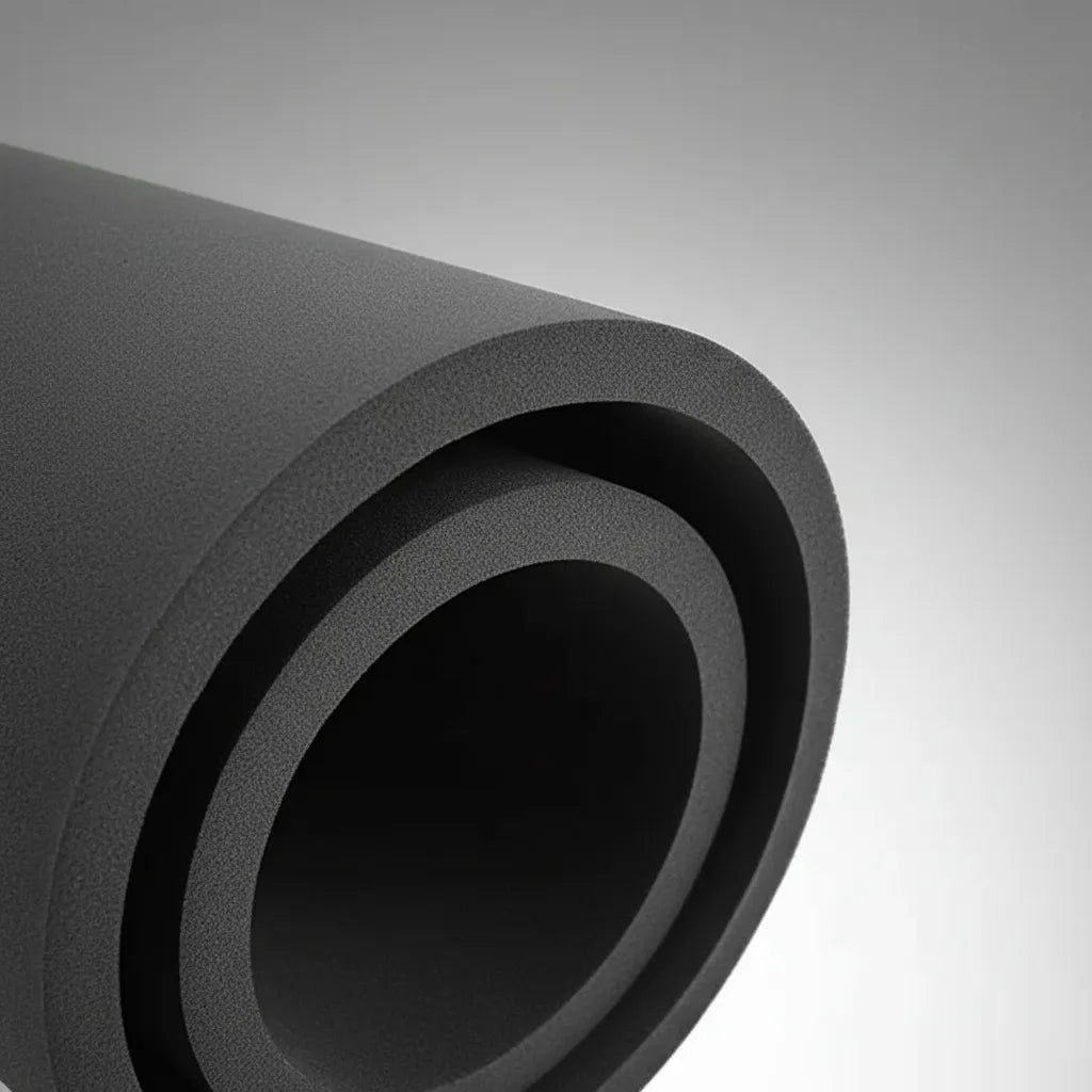 Goma EVA 9mm 1.00 metro x 1.50 metros blanco o negro densidad 35