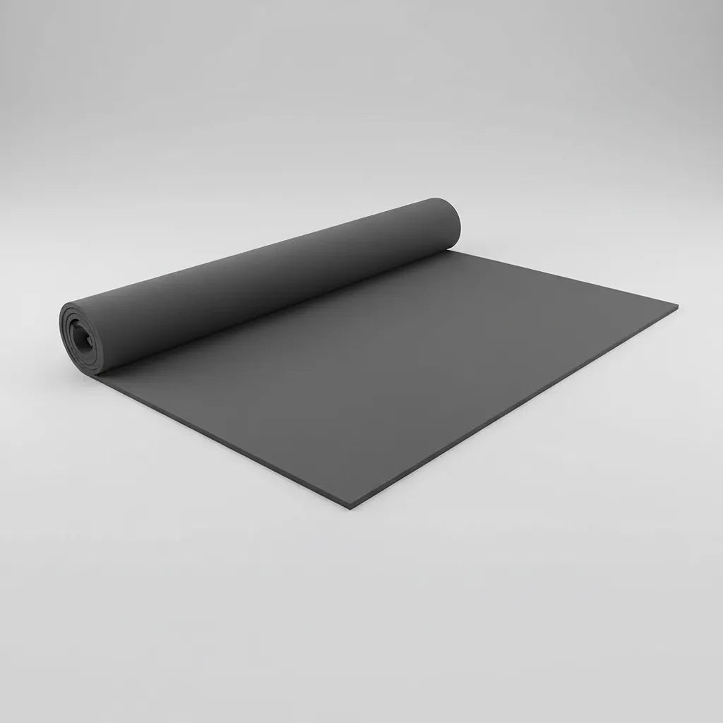 Goma EVA 3mm 1.00 metro x 1.50 metros blanco o negro densidad 35